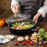 نمای جزئیات تابه تکنو مدل Ntop با روکش گرانیت و طراحی مناسب پرداخت و جزئیات مواد
