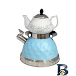 نمای جزئیات ست کتری و قوری مدل ۴۰۳۶ گنجایش ۳ لیتر گنجایش ۰.۷۵ لیتر اصل پرداخت و جزئیات مواد