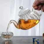 نمای جزئیات قوری کدو حلوایی مدل 1369n با گنجایش 1 لیتر پرداخت و جزئیات مواد