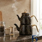 نمای جزئیات ست کتری و قوری پاچی مدل Ms۱۱۵۵ اصل پرداخت و جزئیات مواد