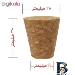 نمای جزئیات چوب پنبه کد m۲۸ بسته ۱۰ عددی اصل پرداخت و جزئیات مواد