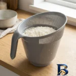 نمای بسته بندی آبکش کارین مدل سرآشپز برنج شوی مهر کیسه و مواد
