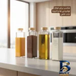 نمای جزئیات بطری گلدن استار مدل RM۱۴۳۲ گنجایش ۷۵۰ میلی لیتر اصل پرداخت و جزئیات مواد