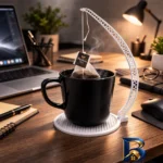 نمای جزئیات نگهدارنده چای کیسه ای و دمنوش دیمادیما مدل P۱W اصل پرداخت و جزئیات مواد