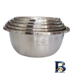 نمای بسته بندی لگن آشپزخانه کد La۲۱۳ مجموعه ۵ عددی به همراه رنده اصل برچسب و بسته بندی
