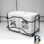 نمای جزئیات ارگانایزر جاقاشقی مدل Kitchen پرداخت و جزئیات مواد