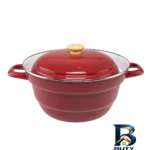 نمای جزئیات قابلمه بخارپز KF27 با طراحی زیبا و کارآمد پرداخت و جزئیات مواد