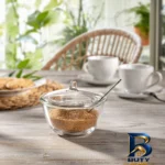 نمای جزئیات ظرف شکر ایکیا مدل VINTERTICKA با طراحی زیبا پرداخت و جزئیات مواد