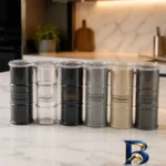 نمای جزئیات جا ادویه آریاسام مدل نمک پاشی کد X۱۴۲ مجموعه دو عددی اصل پرداخت و جزئیات مواد