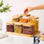نمای جزئیات بانکه هوم کت مدل راشین مجموعه ۷ عددی پرداخت و جزئیات مواد
