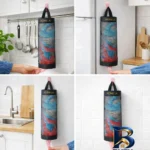 نمای جزئیات نظم دهنده کیسه پلاستیک مدل کابینتی باکیفیت پرداخت و جزئیات مواد