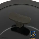 نمای جزئیات سرویس قابلمه و تابه گرانیتی ۱۰ پارچه برگهف مدل Leo پرداخت و جزئیات مواد