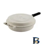 نمای کناری سرویس قابلمه و تابه گرانیت ۲۵ پارچه ام جی اس مدل B کد GB۲۵۱۴ اصل پروفایل و ساختار