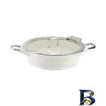 نمای جلو سرویس قابلمه و تابه گرانیت ۲۵ پارچه ام جی اس مدل B کد GB۲۵۱۴ اصل طراحی و جزئیات کلیدی