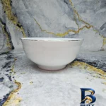 نمای کناری کاسه آبگوشت خوری مدل 6/5 خط طلا کد 360019 مجموعه ۶ عددی پروفایل و ساختار