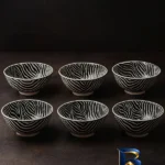 نمای سرو پیاله دنی هوم مدل LQ _ 2026 مجموعه ۶ عددی ایده سرو کاسه تنقلات