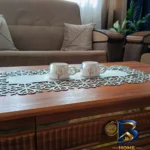نمای کناری سرویس چای خوری گلدار مدل سرامیکی مجموعه 5 عددی پروفایل و ساختار