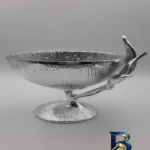 نمای کناری میوه خوری آلومینیومی طرح پایه دار مدل سانسوریا، مناسب دکوری و سرو پروفایل و ساختار