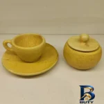 نمای کناری سرویس چای خوری سرامیکی مدل کد 99 مجموعه 8 عددی پروفایل و ساختار