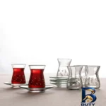 نمای کناری سرویس چای خوری ۱۲ پارچه شش نفره مادام کوکو مدل Ravenna پروفایل و ساختار