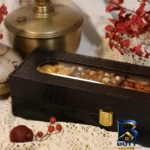 نمای سرو جعبه پذیرایی چوبی مدل زرین ۴ خانه ایده سرو کاسه تنقلات