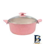 نمای کناری قابلمه اِویز سوینگ با روکش گرانیتی و در شیشه ای پروفایل و ساختار