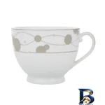 نمای کناری ست فنجان و نعلبکی ۱۲ پارچه ۶ نفره مدل ELS کد CPT-۲۱۲ اصل پروفایل و ساختار