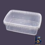نمای کناری ظرف نگهدارنده پولاد مدل فریزری کد 1500cc بسته ۱۸ عددی پروفایل و ساختار