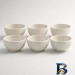 نمای کناری کاسه مدل نقطه ای کد Z۶۰۰ مجموعه ۶ عددی اصل پروفایل و ساختار