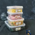 نمای کناری ظرف نگهدارنده مدل Extra بسته ۲۵ عددی پروفایل و ساختار