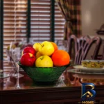 نمای کناری ظرف میوه خوری شیشه ای رویال کد مدل DG_۵ اصل پروفایل و ساختار