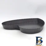 نمای کناری قالب تارت مدل بلوط طرح قلب کد YP-۲۶x۲۶x۲.۵CM اصل پروفایل و ساختار