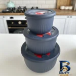 نمای کناری کاسه لیمون مدل درب دار کد HS۲۲۲۳ مجموعه ۳ عددی اصل پروفایل و ساختار
