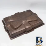 نمای کناری قالب کیک مدل بلوط طرح پاپیونی کد YP-۳۷x۲۷x۴CM اصل پروفایل و ساختار