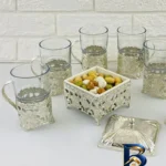 نمای کناری سرویس چای خوری 7 پارچه مدل دیانا 1610S پروفایل و ساختار