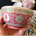 نمای کناری پیاله سوپ خوری مدل 002 به همراه قاشق پروفایل و ساختار