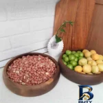نمای سرو کاسه چوبی طرح خمره ای مدل کد ۲۵ ایده سرو کاسه تنقلات