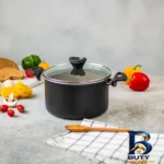 نمای کناری قابلمه تکنو آنتیک با روکش گرانیت پروفایل و ساختار