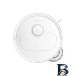 نمای در اتاق جارو رباتیک روبوراک مدل Qrevo MaxV Ultra با سیستم تخلیه و شارژ مجدد سبک دیواری و مرجع اندازه