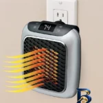 نمای کناری هیتر دیواری مدل HANDY HEATER پروفایل و ساختار