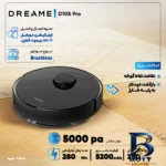 نمای در اتاق جارو رباتیک دریم مدل D۱۰s Pro اصل سبک دیواری و مرجع اندازه
