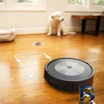 نمای در اتاق جارو رباتیک آیروبوت مدل Roomba® j۷ اصل سبک اتاق و مقیاس