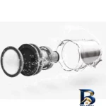 نمای کناری جارو شارژی عصایی مایدیا مدل P۲۰SA اصل پروفایل و ساختار