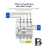 نمای در اتاق سوییچ انتقال خوکار تومزن مدل TOQ۹-۶۳/۴P اصل سبک اتاق و مقیاس