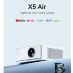 نمای در اتاق ویدئو پروژکتور ونبو مدل X۵ Air اصل سبک دیواری و مرجع اندازه
