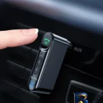 نمای کناری فرستنده صدا بلوتوثی باسئوس مدل Qiyin AUX Car پروفایل و ساختار