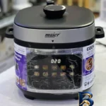 نمای کناری زودپز برقی ۶ لیتری مایر مدل MR-۶۴۶۴ اصل پروفایل و ساختار
