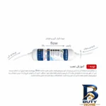 نمای کناری فیلتر تصفیه آب یخچال و فریزر آکوا مدل AQ-Ref-Multi مناسب برای پروفایل و ساختار