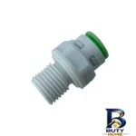 نمای کناری تبدیل اتصال رزوه 1/4 به فیتینگ 6 تکومن مدل best بسته 4 عددی پروفایل و ساختار