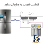 نمای پخته دستگاه تصفیه کننده آب آکوا پیورست مدل ATA-7004 با فیلتر 4 عددی بافت برنج پخته